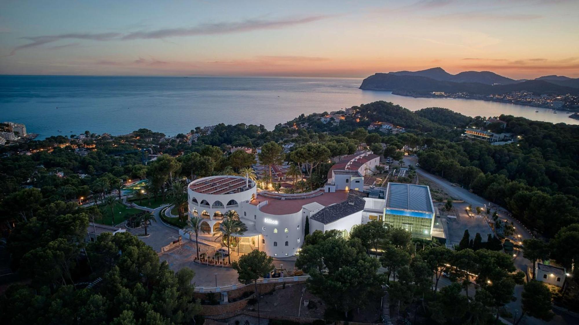 Hilton Mallorca Galatzo Peguera Exterior photo Aerial view of the hotel
