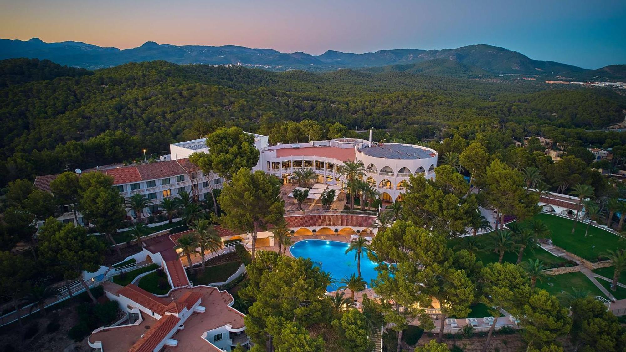 Hilton Mallorca Galatzo Peguera Exterior photo Aerial view of the hotel
